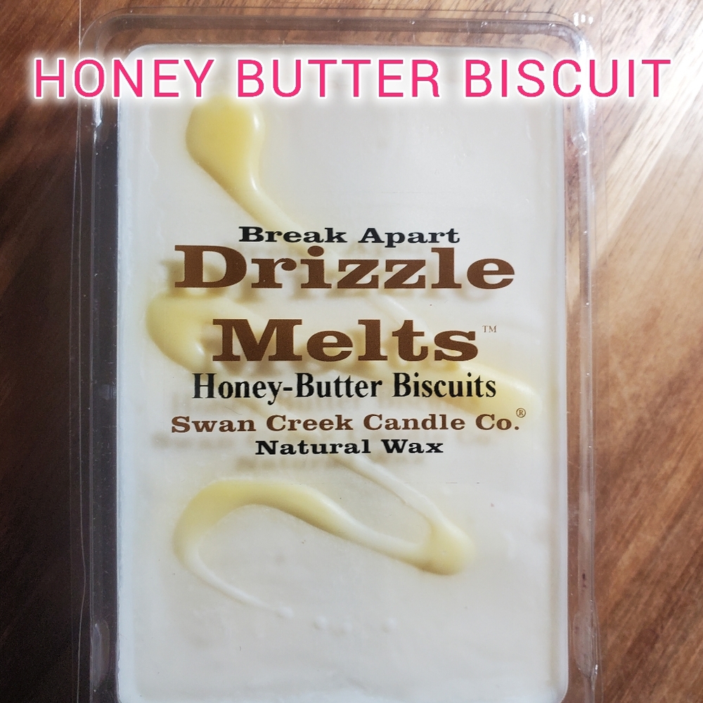 HONEY BUTTER BISCUITS SWAN CREEK CANDLE CO Break Apart (6) Drizzle Melts 5.25 oz